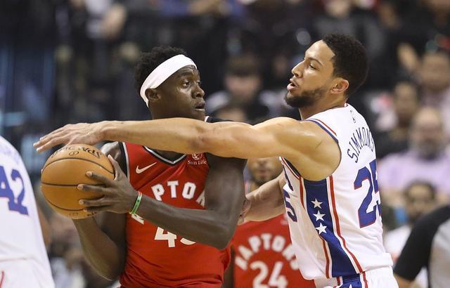 76人队双星合砍55分力擒老鹰 76人队双星合砍55分力擒老鹰