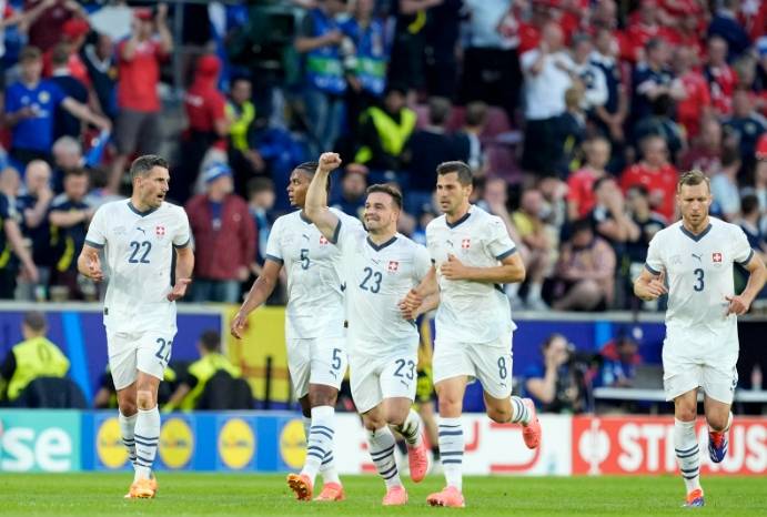 瑞士队胜出,进军欧锦赛四强 瑞士队胜出,进军欧锦赛四强