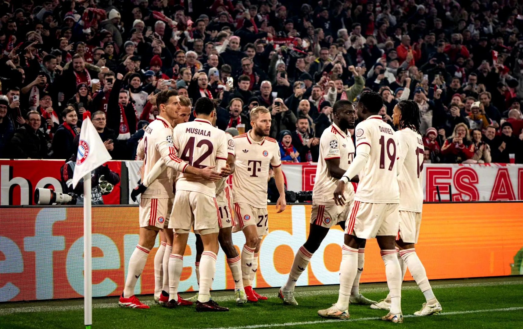 拜仁慕尼黑苦战告败,告别欧冠赛季八强 拜仁慕尼黑苦战告败,告别欧冠赛季八强